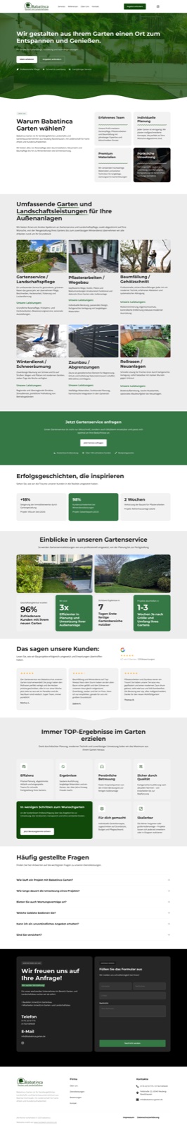 Babatinca Garten